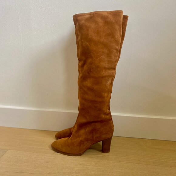 Vince Casper Tall Suede Boots - Picture 2 of 12
